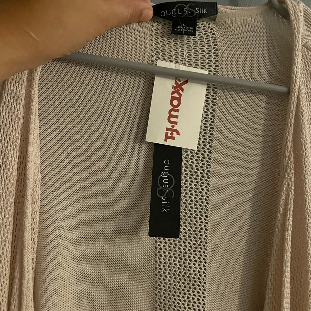 NWT Beige Light weight Sweater - Picture 2 of 3